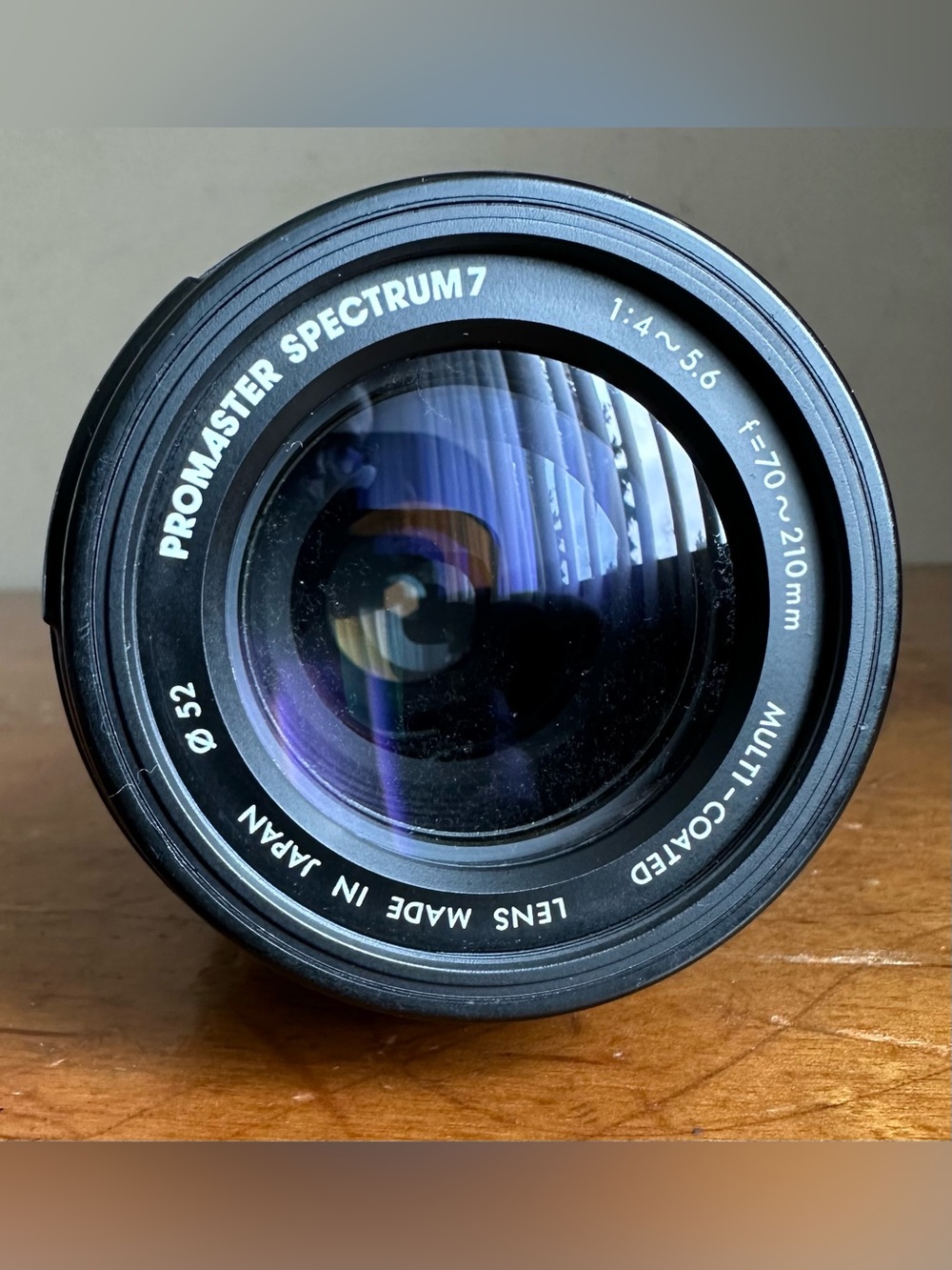 Promaster Spectrum7 Multi-Coated 70-210mm f/4-5.6 Camera Lens 52mm Made In Japan